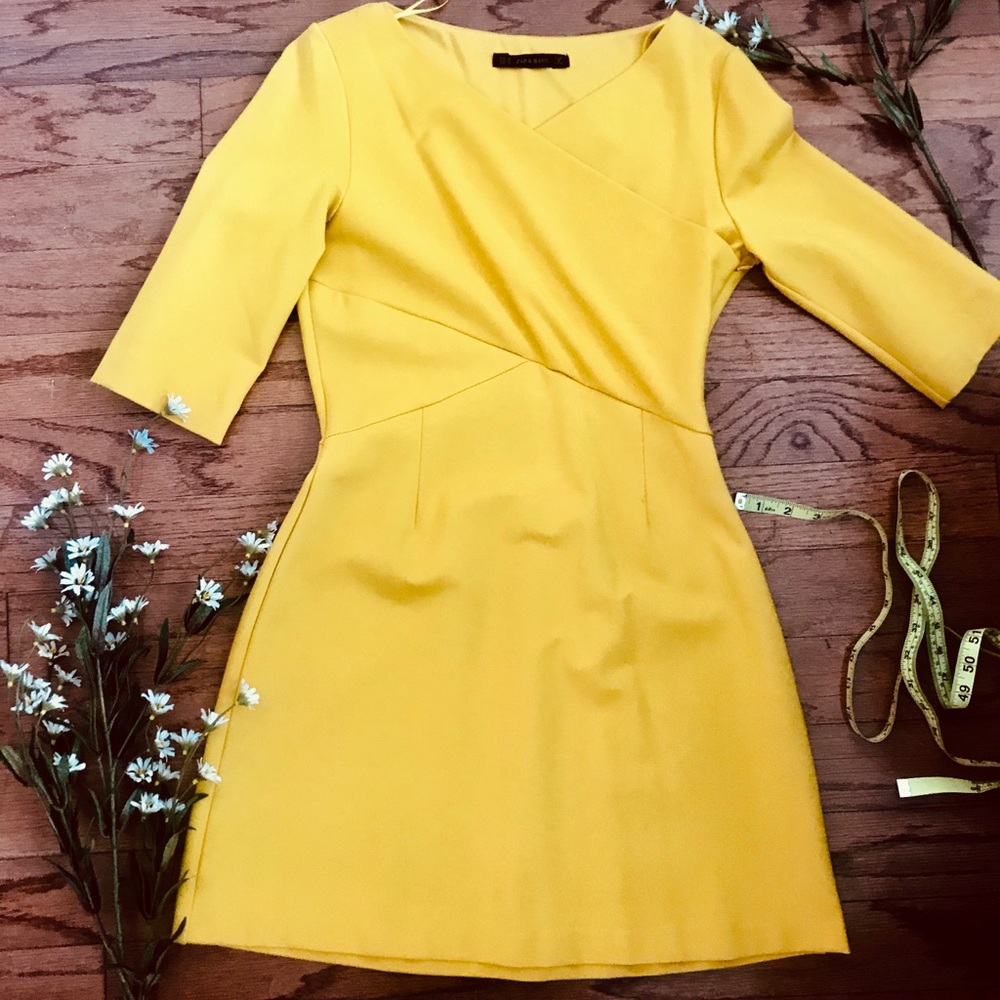 Zara Cross Bodice Skater Dress